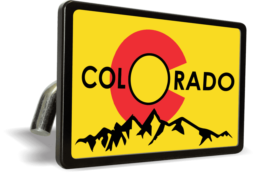 Colorado State (Color) - Trailer Hitch Cover